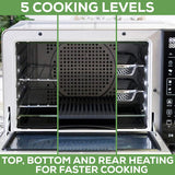 All in One Large Capacity Professional Dehydrator & Air Fryer Oven -25Q