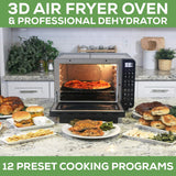 All in One Large Capacity Professional Dehydrator & Air Fryer Oven -25Q