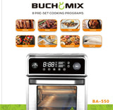 All Round Stainless Steel 18L Multifunction Smart Air Fryer Oven
