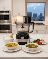 Large Capacity Multifunction Pro Food Processor With Unbreakable Bowl (2025 UPGRADE)