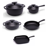 11-pieces Premium Enameled Cast Iron Cookware