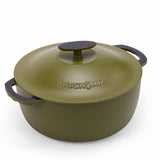 Enamelled Cast Iron Dutch Oven with Lid – 10qt