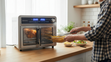 All Round Stainless Steel Dual Compartment XL French Door Air Fryer Oven Toaster 30quarts