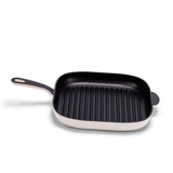 12-Inch Premium Enameled Cast Iron Grill Pan