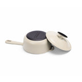 2-Quart Premium Enameled Cast Iron Saucepan with Lid