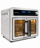 All Round Stainless Steel Dual Compartment XL French Door Air Fryer Oven Toaster 30quarts