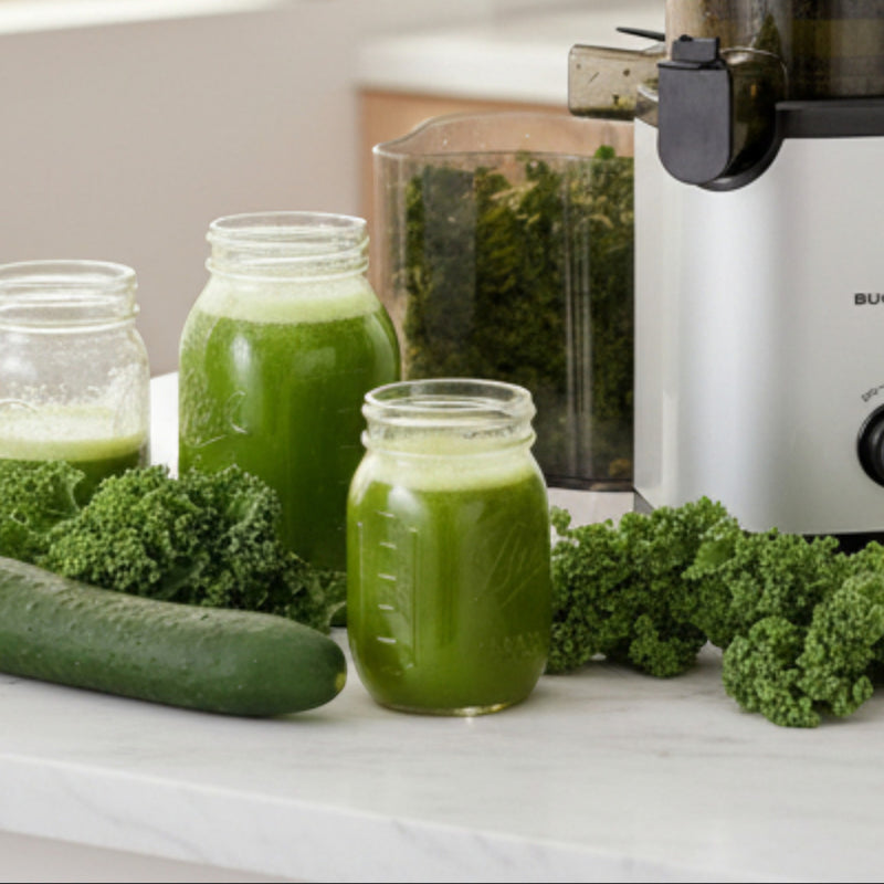 Hands-Free Automatic Feeding Cold Pressed Juicer | Buchymix