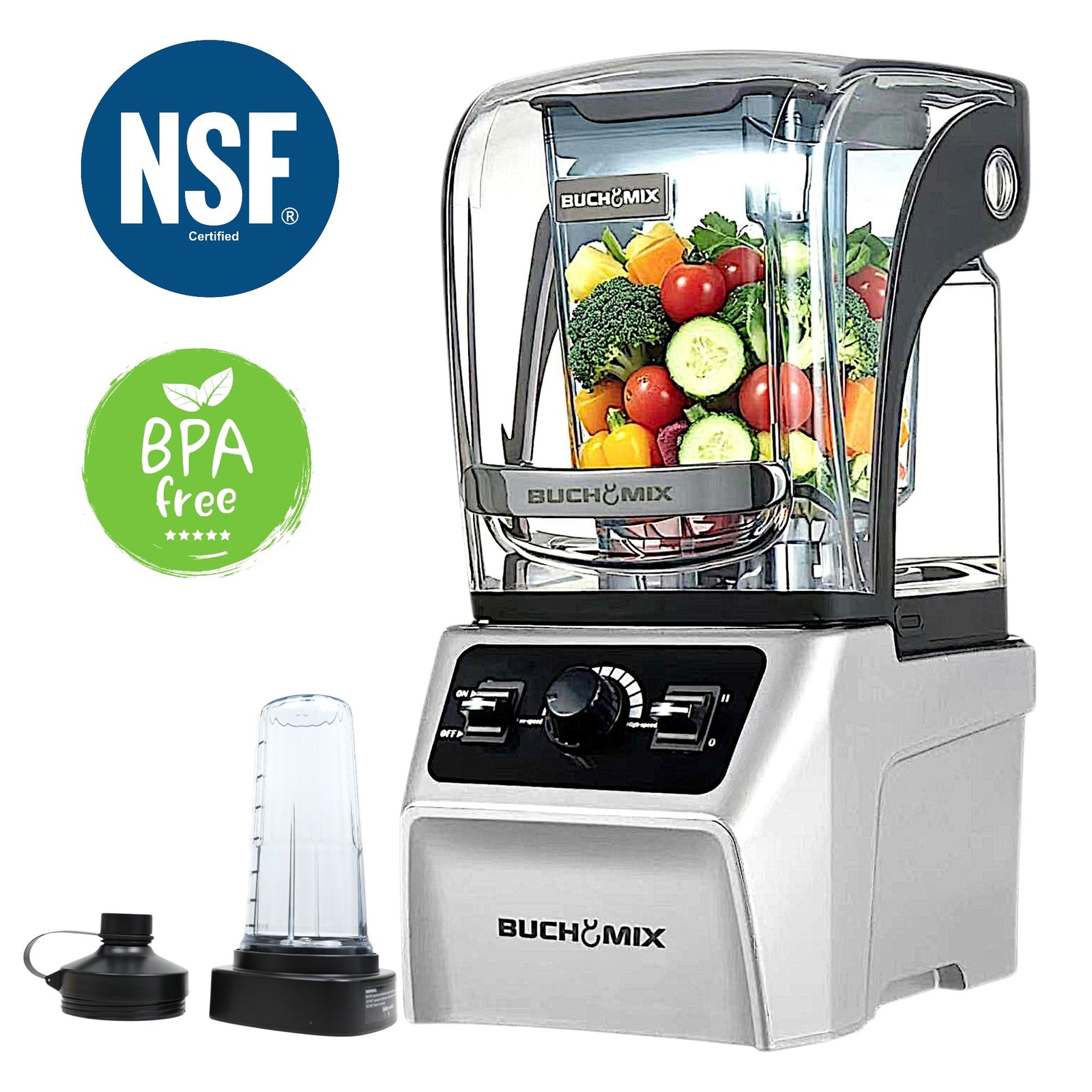 Ultra Heavy Duty Soundproof Blender With Manual Control | Buchymix
