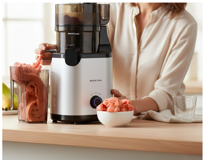 Hands-Free Auto Feeding Cold Pressed Juicer (CANADA ONLY) | Buchymix