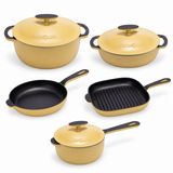 11-pieces Premium Enameled Cast Iron Cookware