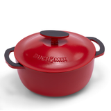 Enamelled Cast Iron Dutch Oven with Lid – 10qt