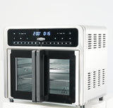 Dual Compartment 24L French Door Air Fryer Oven