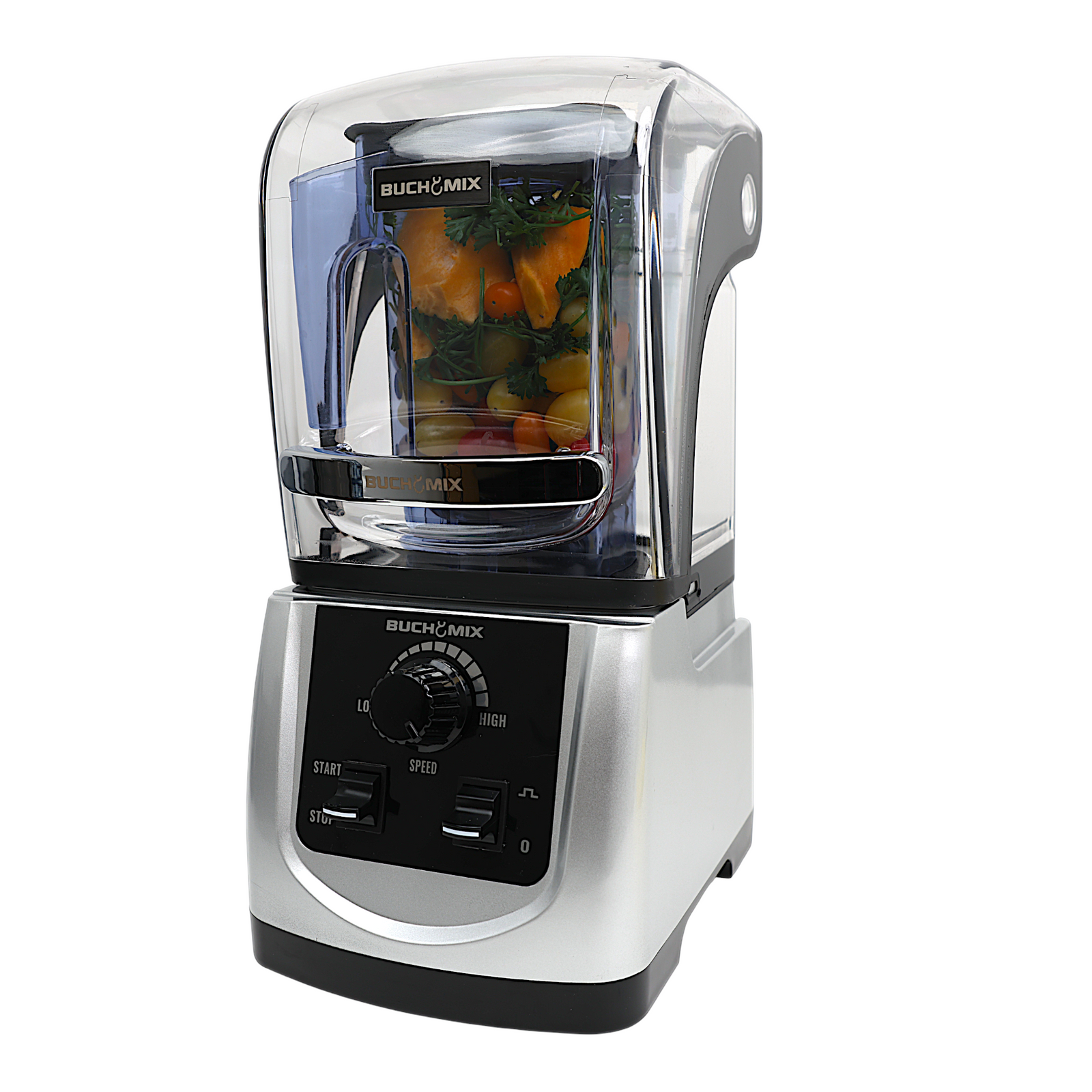 Ultra Heavy Duty Soundproof Blender With Manual Control -Silver