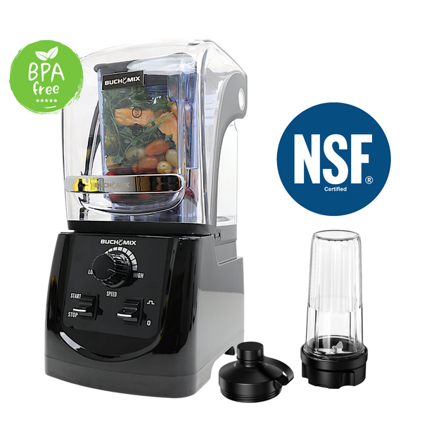 Ultra Heavy Duty Soundproof Blender With Manual Control -Black