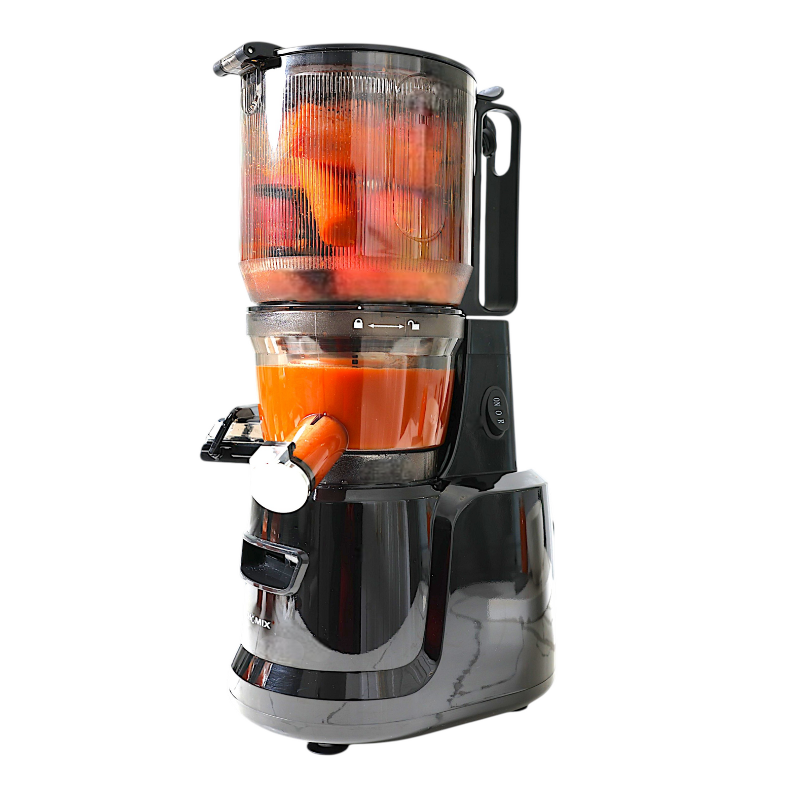 Hands Free Cold Pressed Batch Juicer, Heavy Duty Motor with Citrus