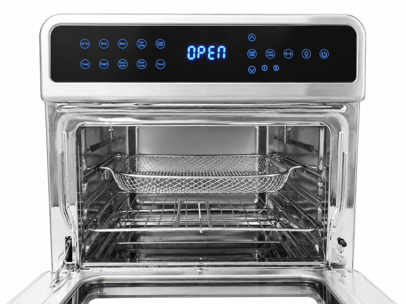 All in One Air fryer Oven with Stainless Steel Interior & | Buchymix