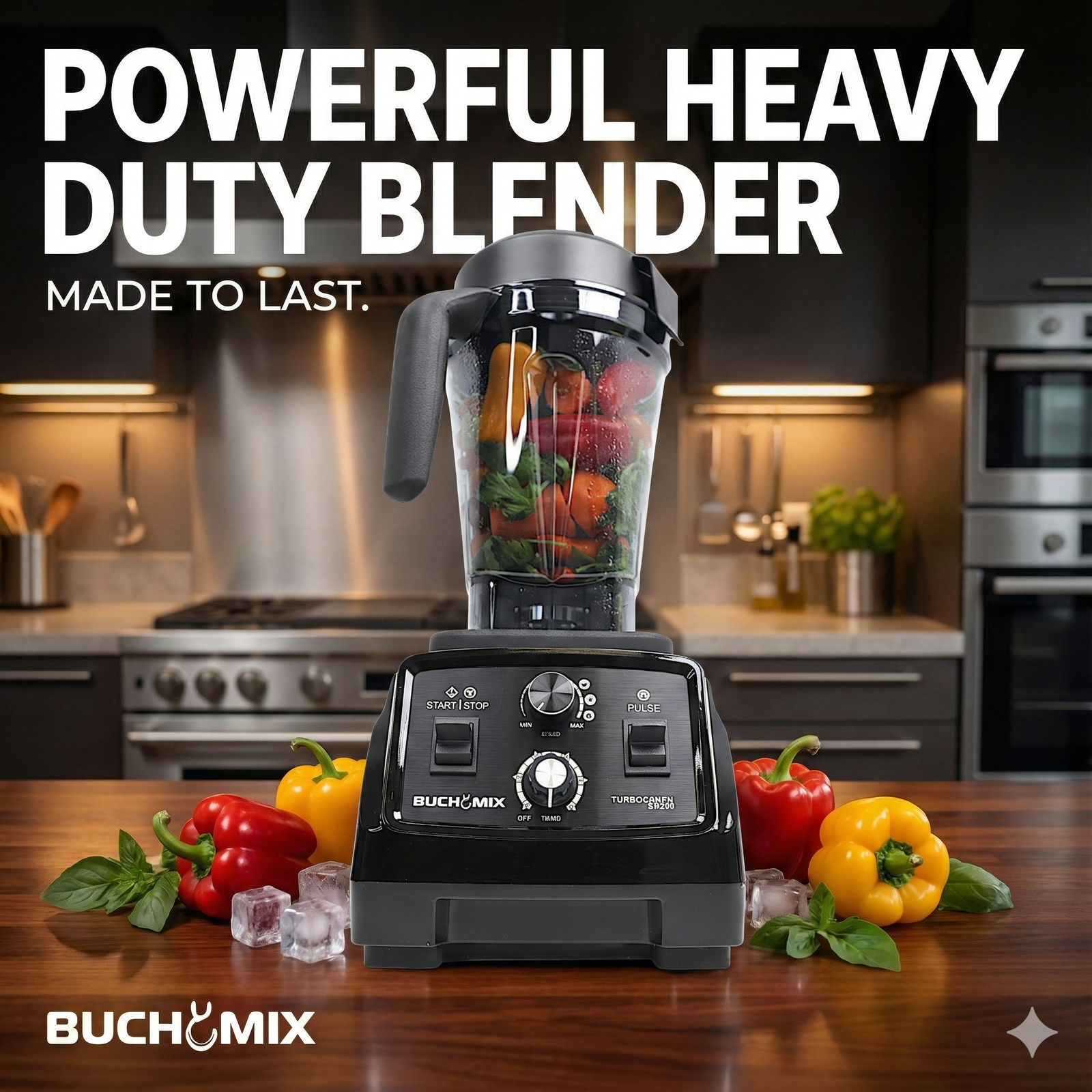 3 in 1 High Performance Turbocrush Blender -3 Liter (2025 UPGRADE
