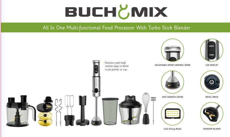 All In 1 Food processor + Immersion Blender CANADA ONLY
