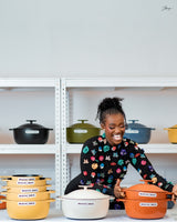 22-Piece Premium Enameled Cast Iron Cookware Set