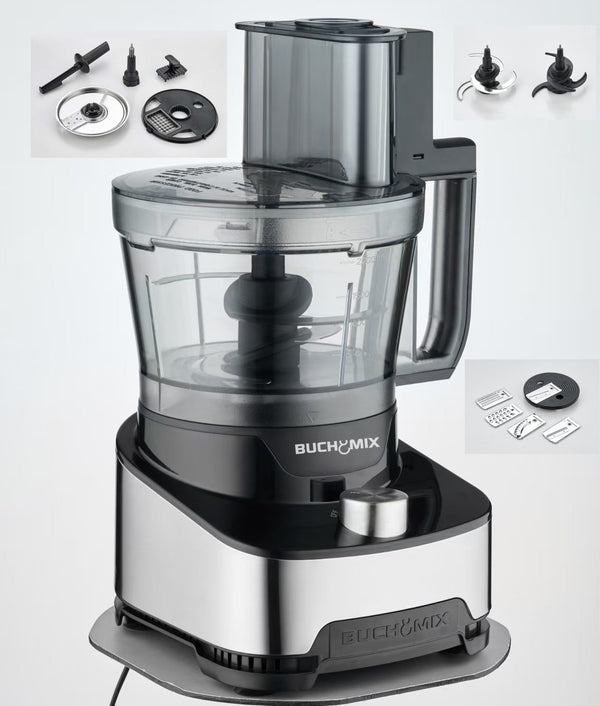 16-Cup Multifunction Food Processor With Unbreakable Bowl (2025 UPGRADE)