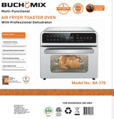 Multifunctional Large Air fryer Oven with  Stainless Steel Interior & Accessories