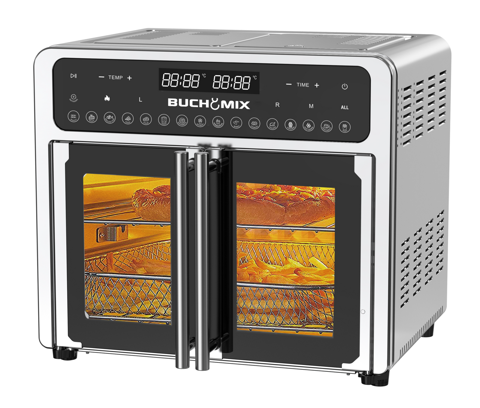 French Door Dimensions Of Emeril Air Fryer 360 Double Door
