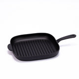 12-Inch Premium Enameled Cast Iron Grill Pan