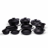 22-Piece Premium Enameled Cast Iron Cookware Set