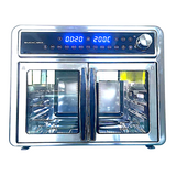 All Round Stainless Steel Dual Compartment XL French Door Air Fryer Oven Toaster 30quarts