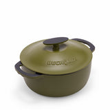 Premium Enameled Cast Iron Dutch Oven with Lid