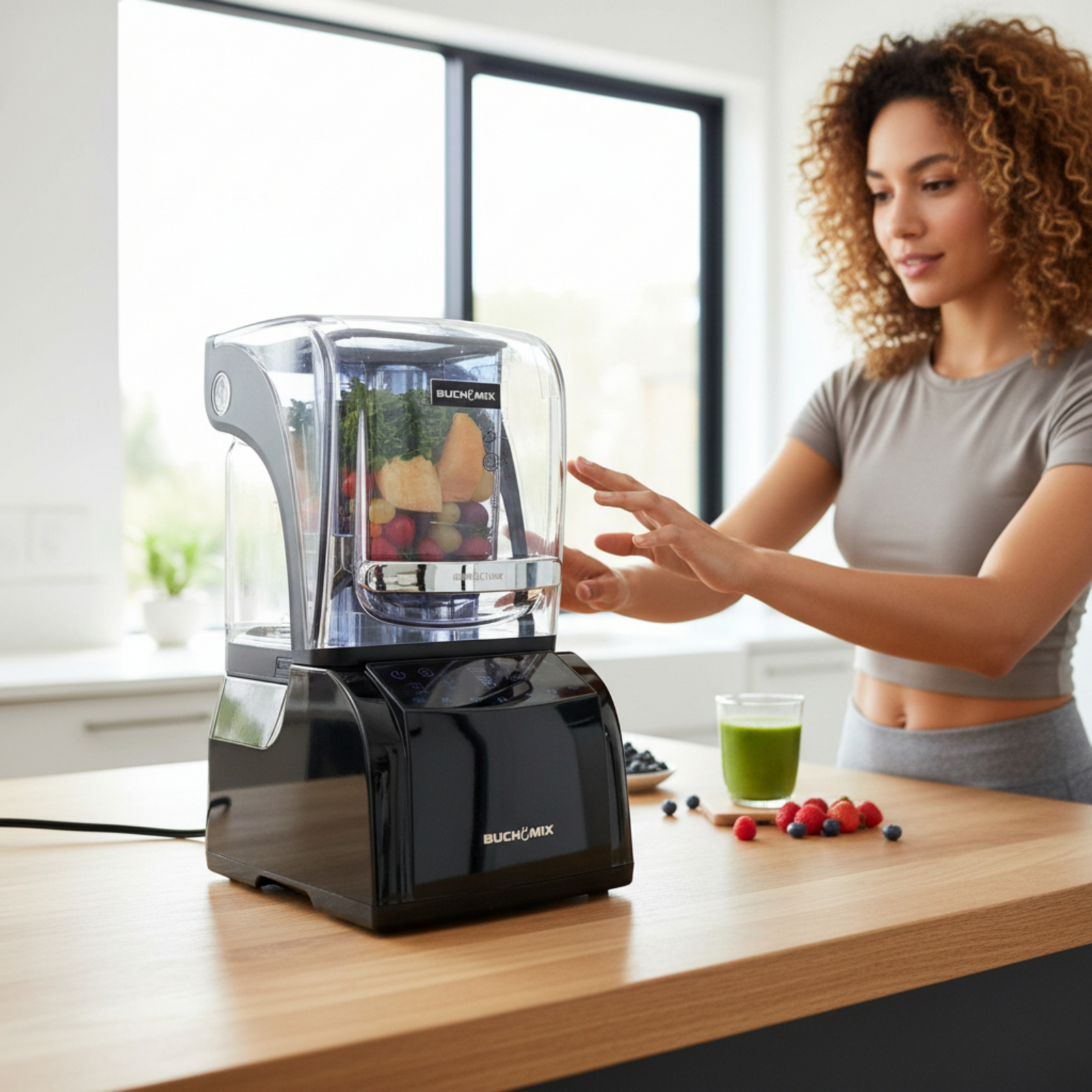 Ultra Heavy Duty Soundproof Blender With Digital | Buchymix