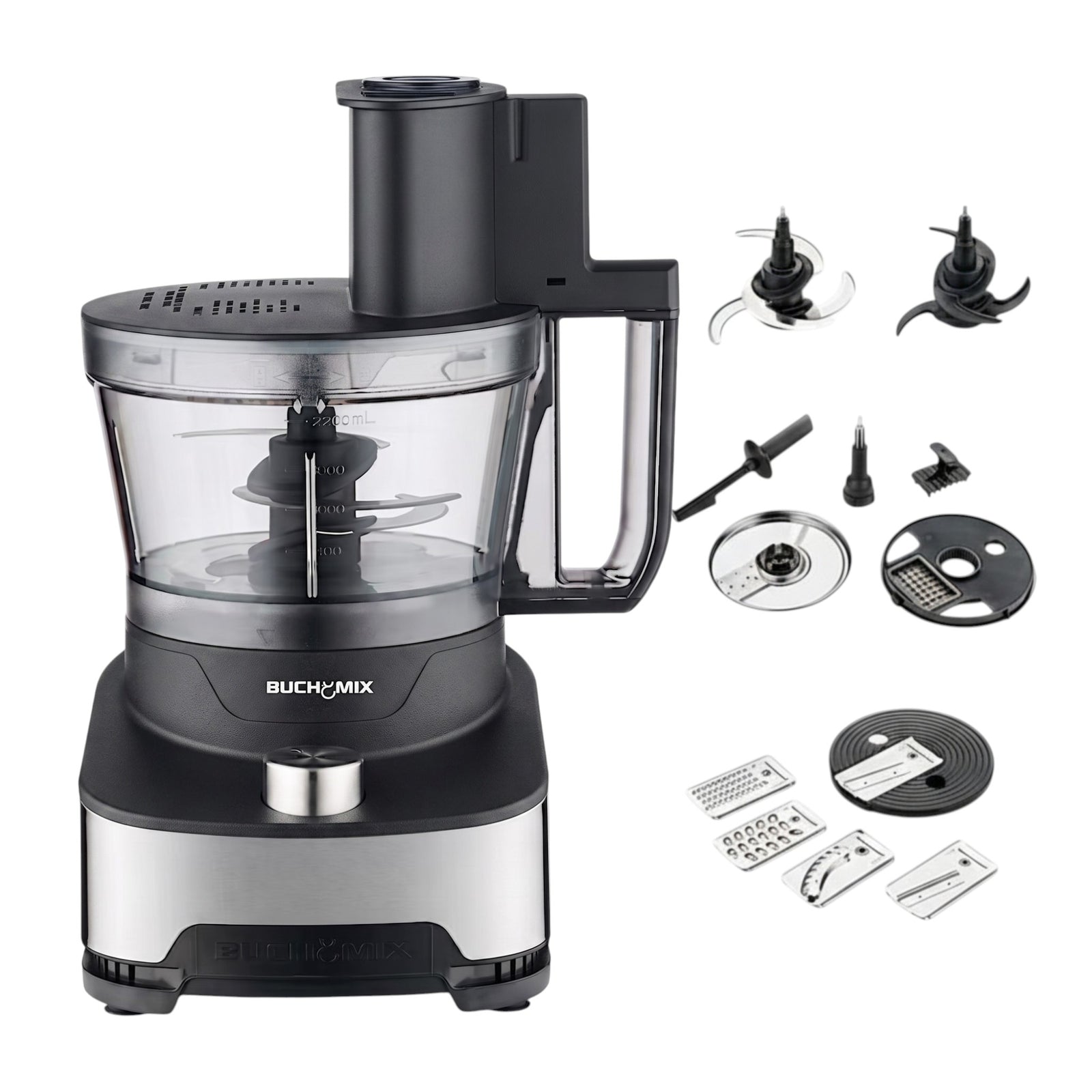 Large Capacity Multifunction Pro Food Processor With Unbreakable