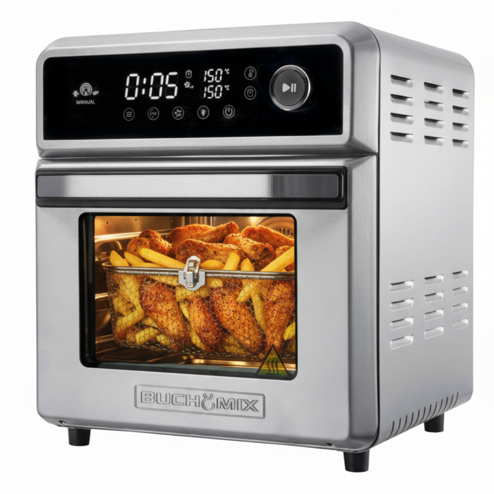 All Round Stainless Steel 18L Multifunction Smart Air Fryer | Buchymix
