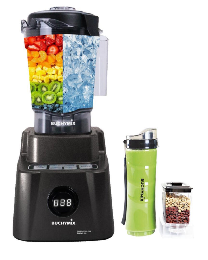 3 in 1 High Performance  Digital  Turbocrush Blender - Silver - CANADA ONLY