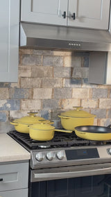 11-pieces Premium Enameled Cast Iron Cookware